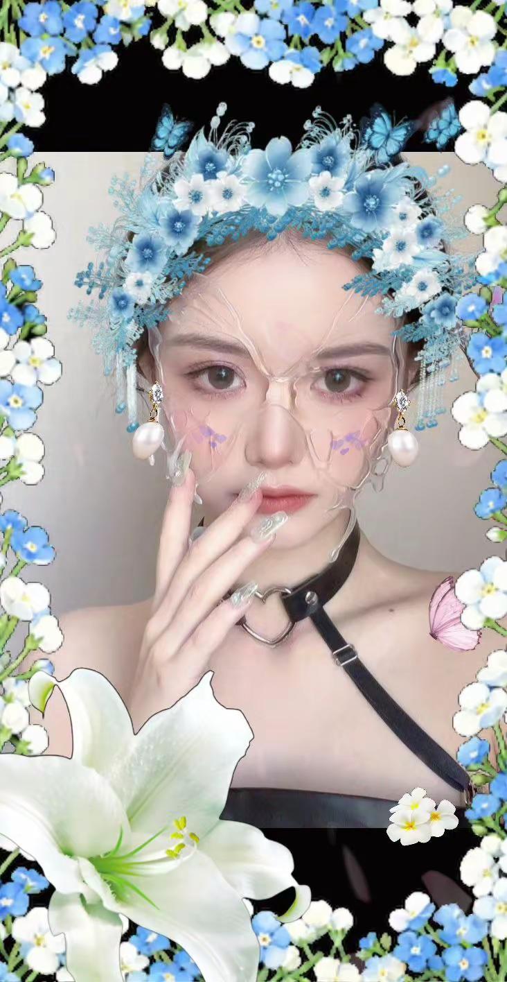 夏语花香。diy蝴蝶妆容 个性妆面