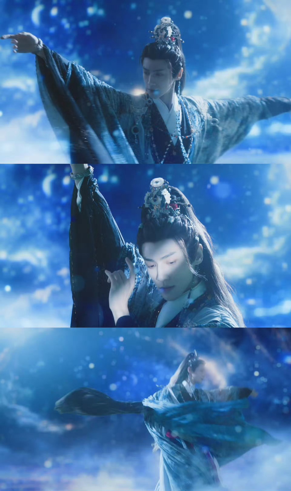 水龙吟开大一次更比一次强 罗云熙《水龙吟》开大场面太绝！从星河间仙袂飘摇到金甲神