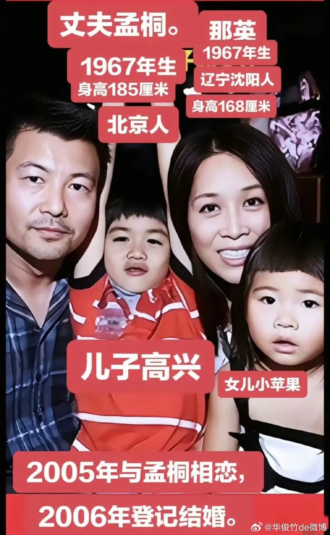 如果那英跟老公孟桐离婚，两个孩子的抚养权不用争。儿子高兴，是那英跟前男友高某生的