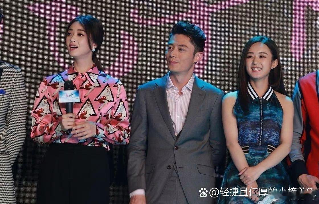 蒋欣高挑站旁边，霍建华都显矮！颖宝甜美，脸蛋却没蒋欣小 ​​​