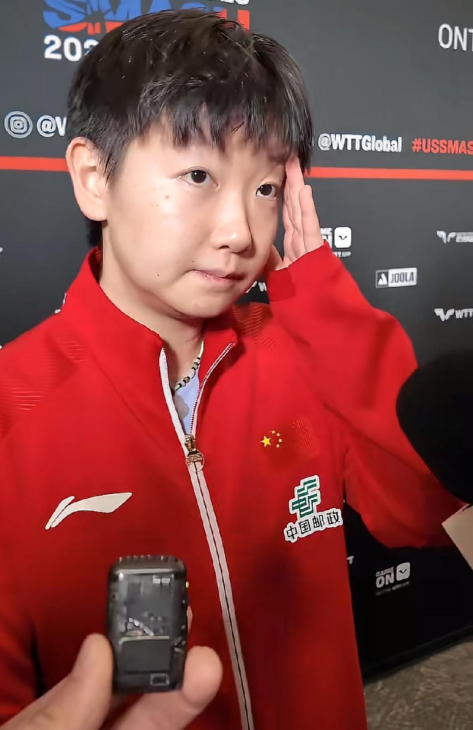 美国大满贯比赛后，感觉莎莎憔悴了很多，太心疼了；采访时她说 ，下半年还有更重要的