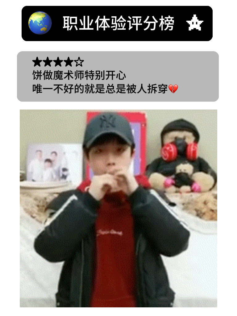 【5164】当饼给职业体验打分 