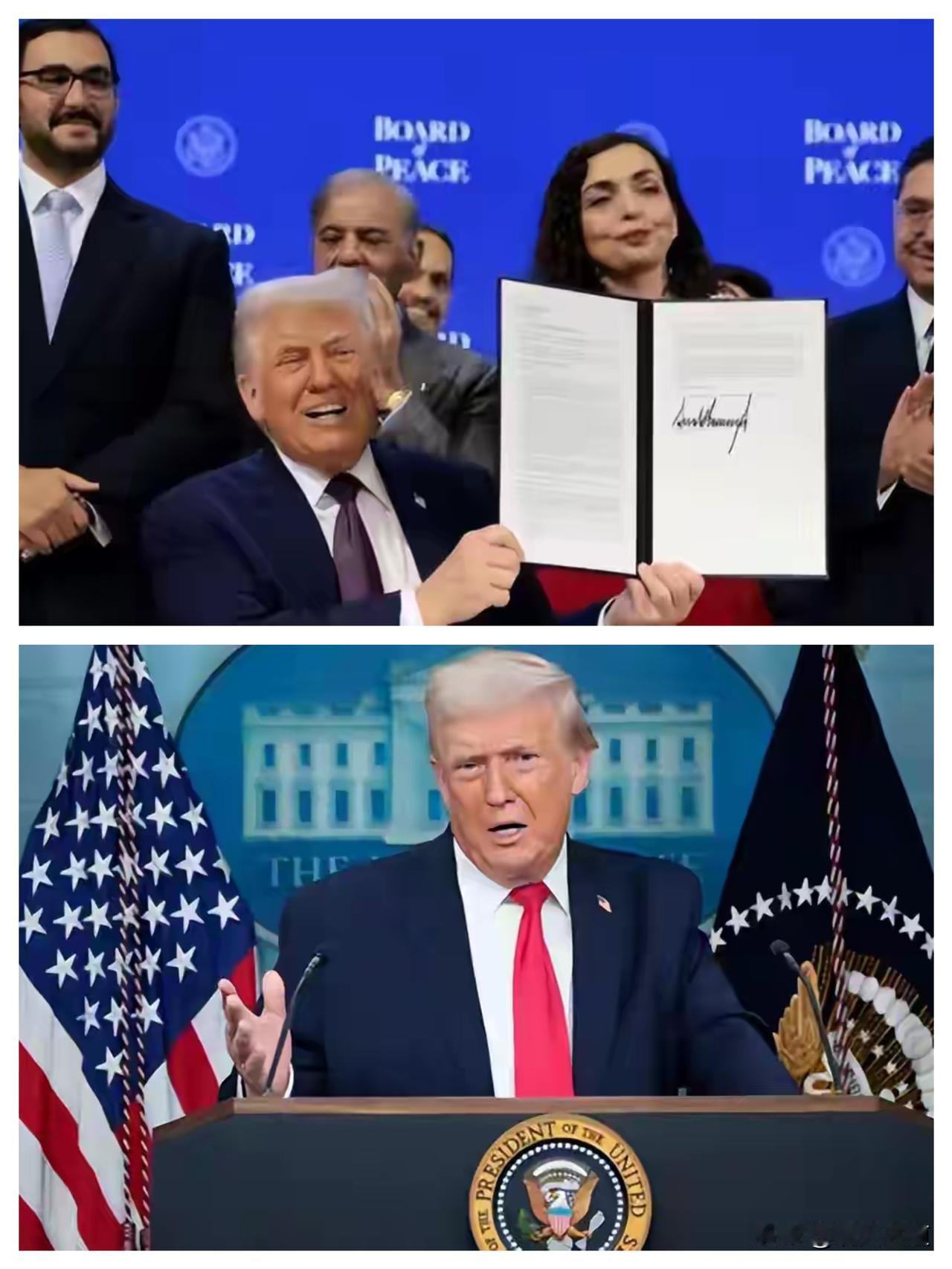 不到24小时19国同意加入，特朗普却突然改口向联合国递橄榄枝，这变脸速度简直绝了