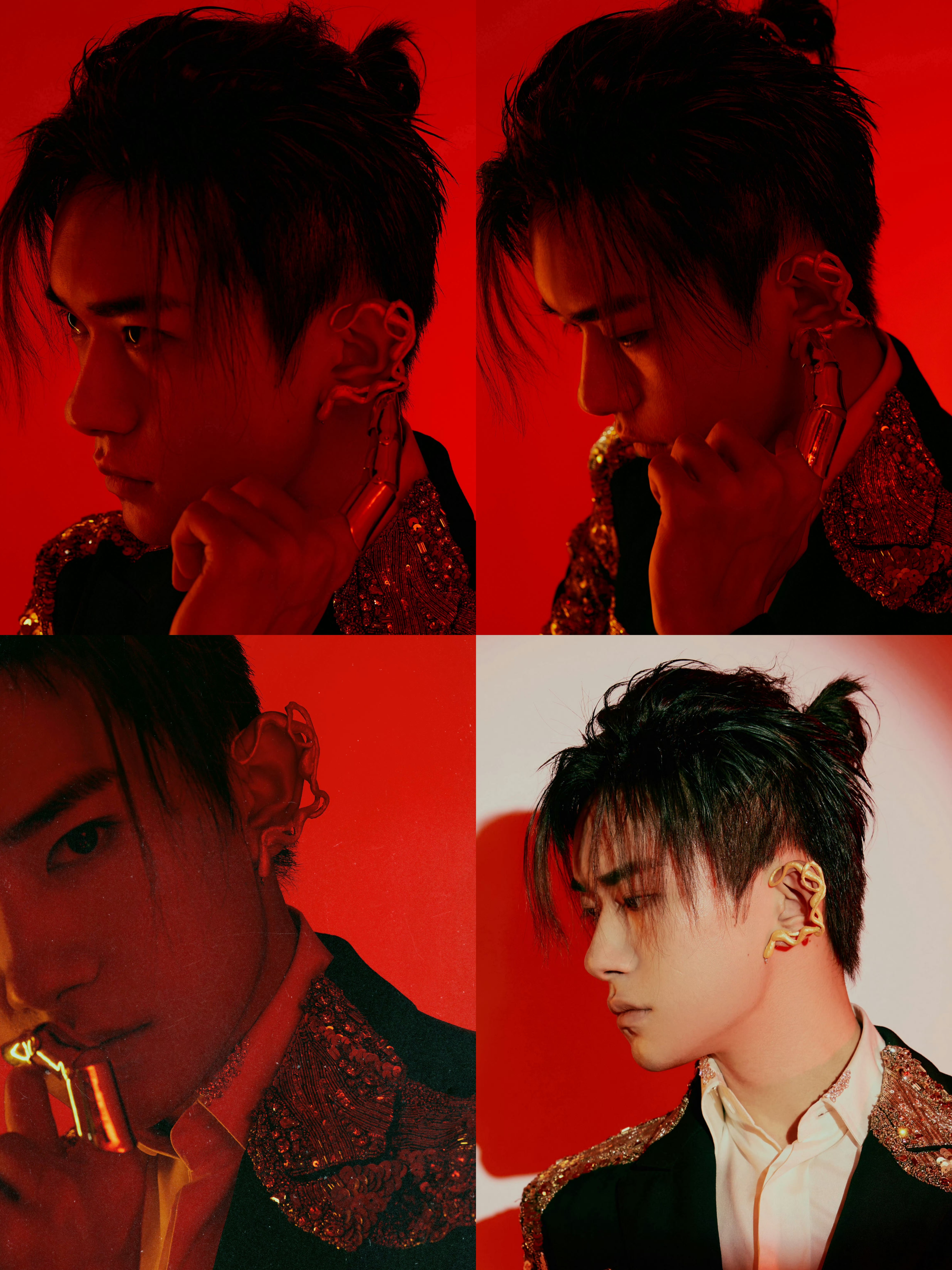 耳朵也是试验田，好看好看！管他是耳钉耳洞耳环耳绘，管他是真的还是假的，管他是想还