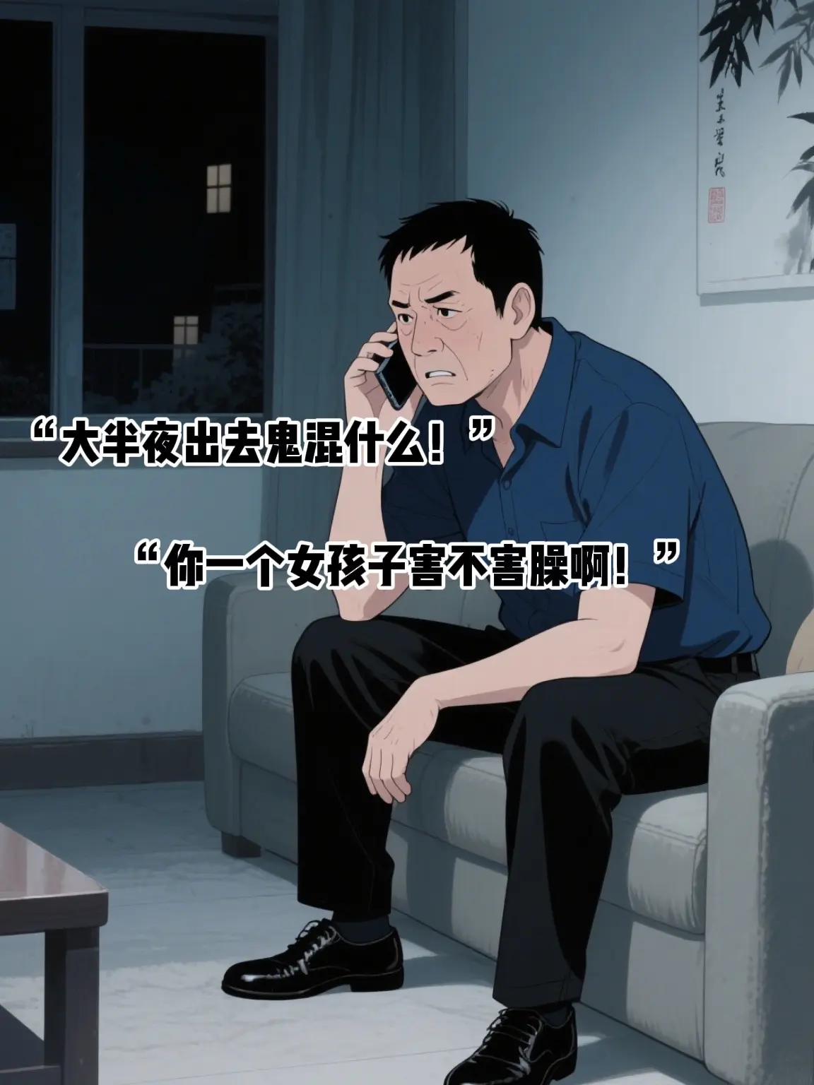 这一生真短，陪您走过的日子放佛就在昨天。我不怨恨你了爸，你还能回来再陪陪我吗？