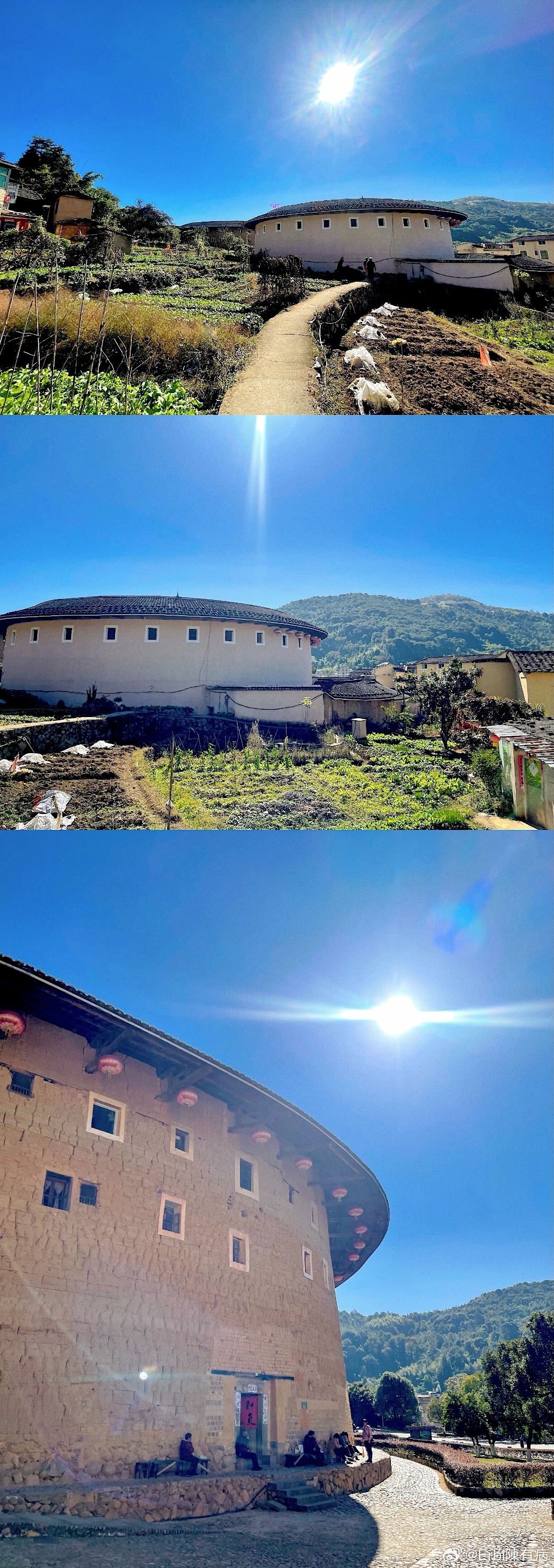 🛖福建土楼🛖像地上冒出来的蘑菇🍄也像从天而降的飞碟🛸不仅有防御功能适合居