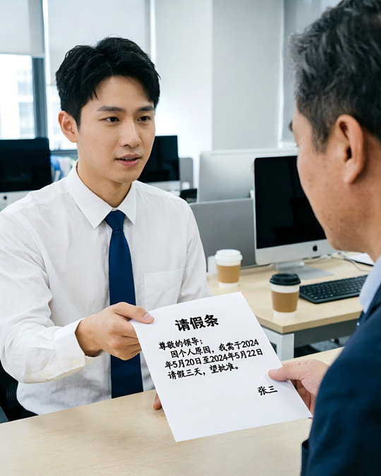 原来请假是不需要理由的长久以来被职场环境裹挟，总以为休息需要合理借口。后来才醒悟