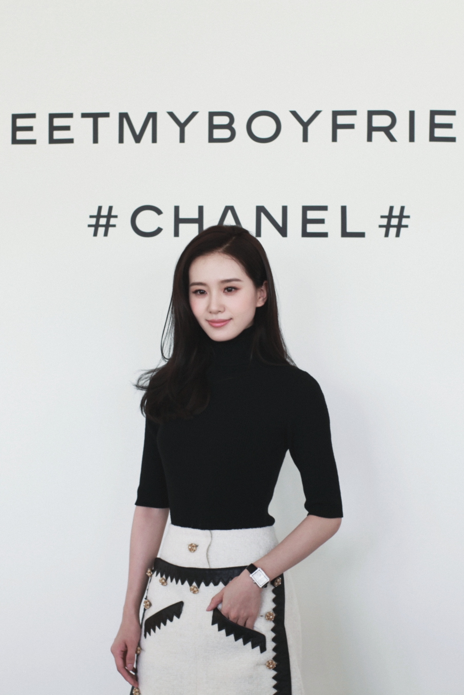 2015年刘诗诗就穿黑色高领了美神，黑天鹅，御姐，女王 