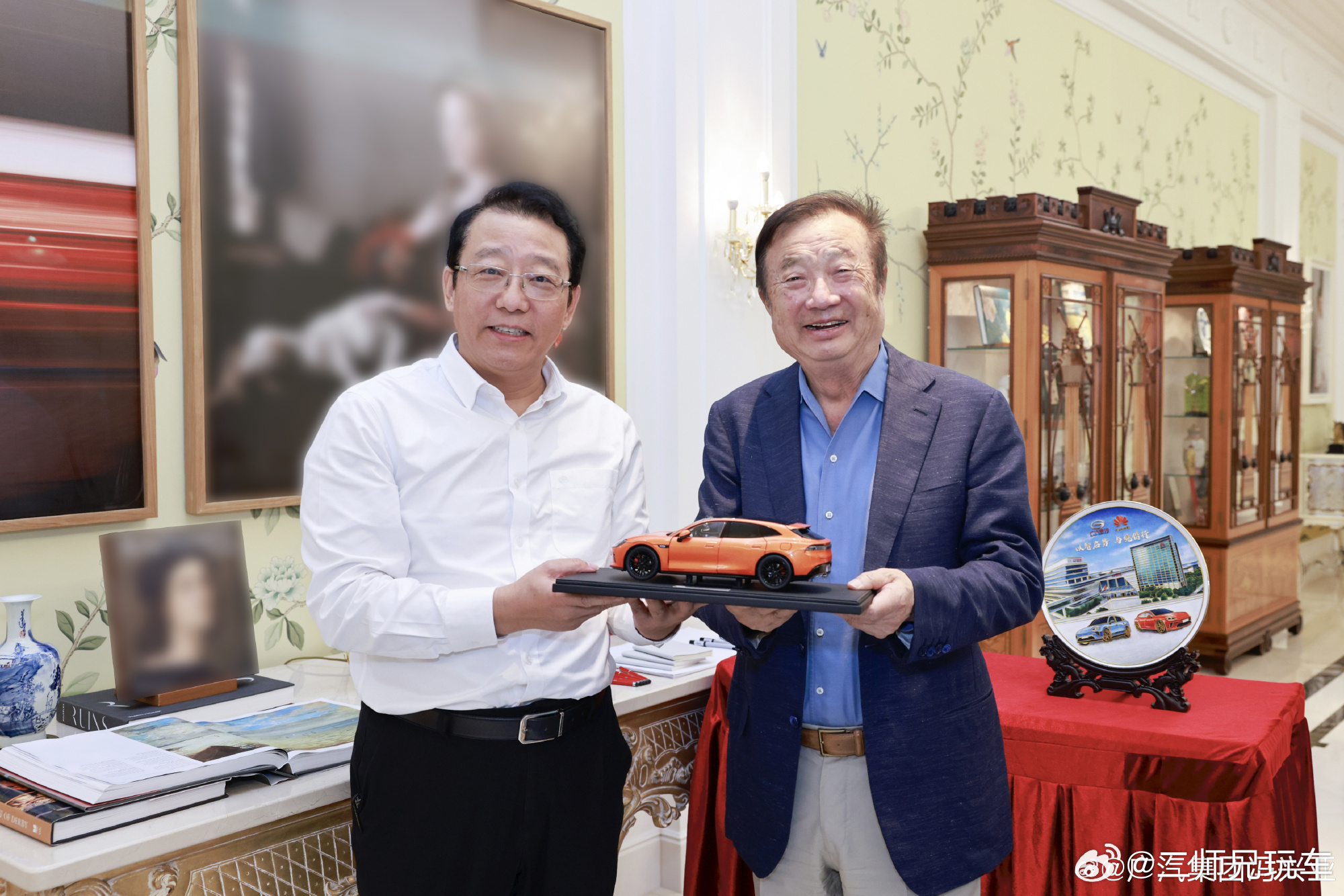 广汽东风高管相继会晤华为任正非，“境”系新车今明两日接连上市华为创始人任正非近期
