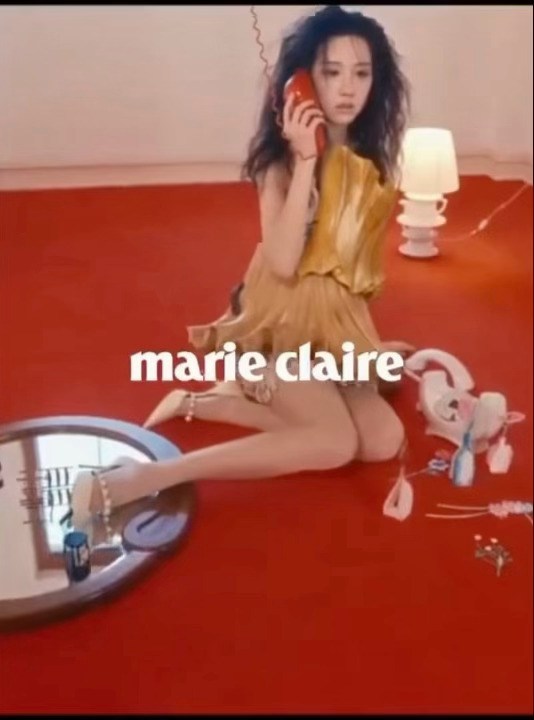 陈都灵塞尔维亚版嘉人杂志花絮，又美又梦幻，想看到嘟嘟这每一套look的新图