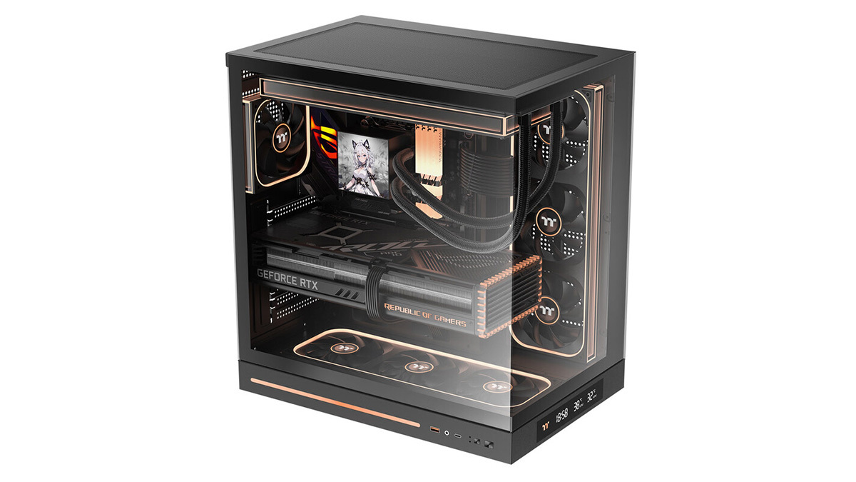 Thermaltake带来钢影透ES系列机箱海景房设计，黑白双色，售价289元起