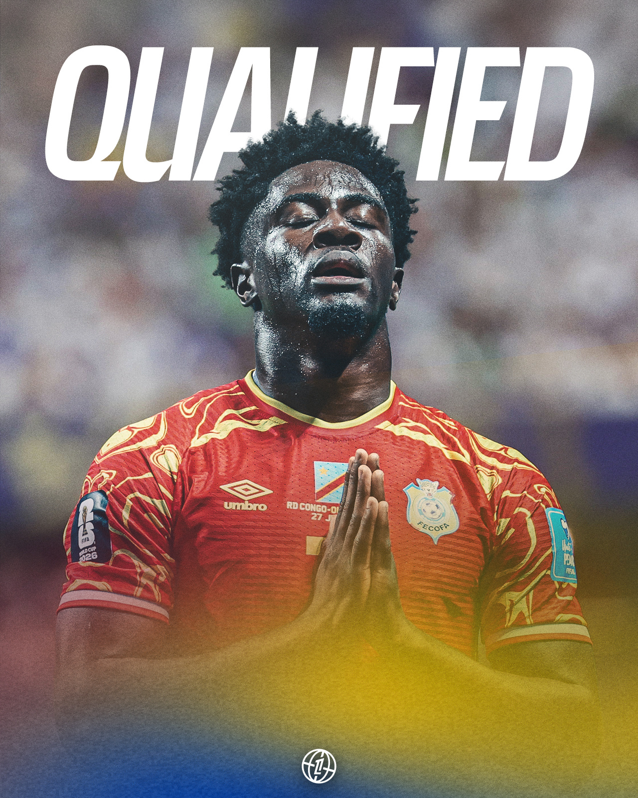 🇨🇩 恭喜刚果民主共和国晋级世界杯32强！⚔️ 他们的1/16决赛对手是英格