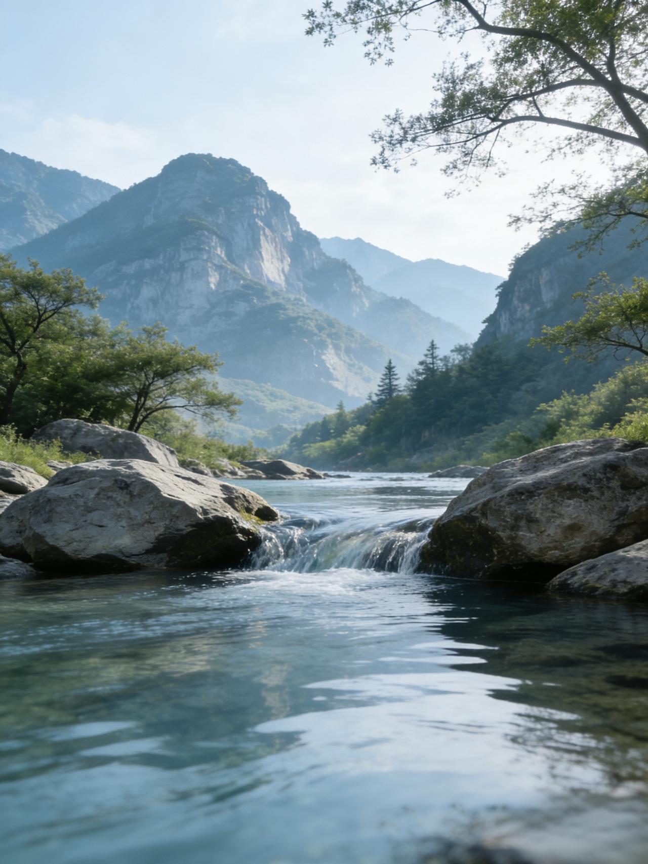 上联：云卷云舒云有影
下联：水涌水退水无痕
横批：自在随缘

云的舒卷与水的涌退