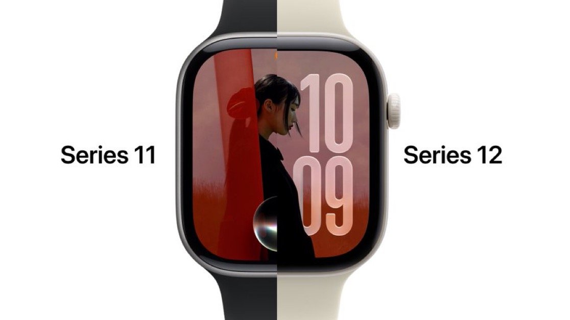 Apple Watch S12 有稍大的边缘。 ​​​