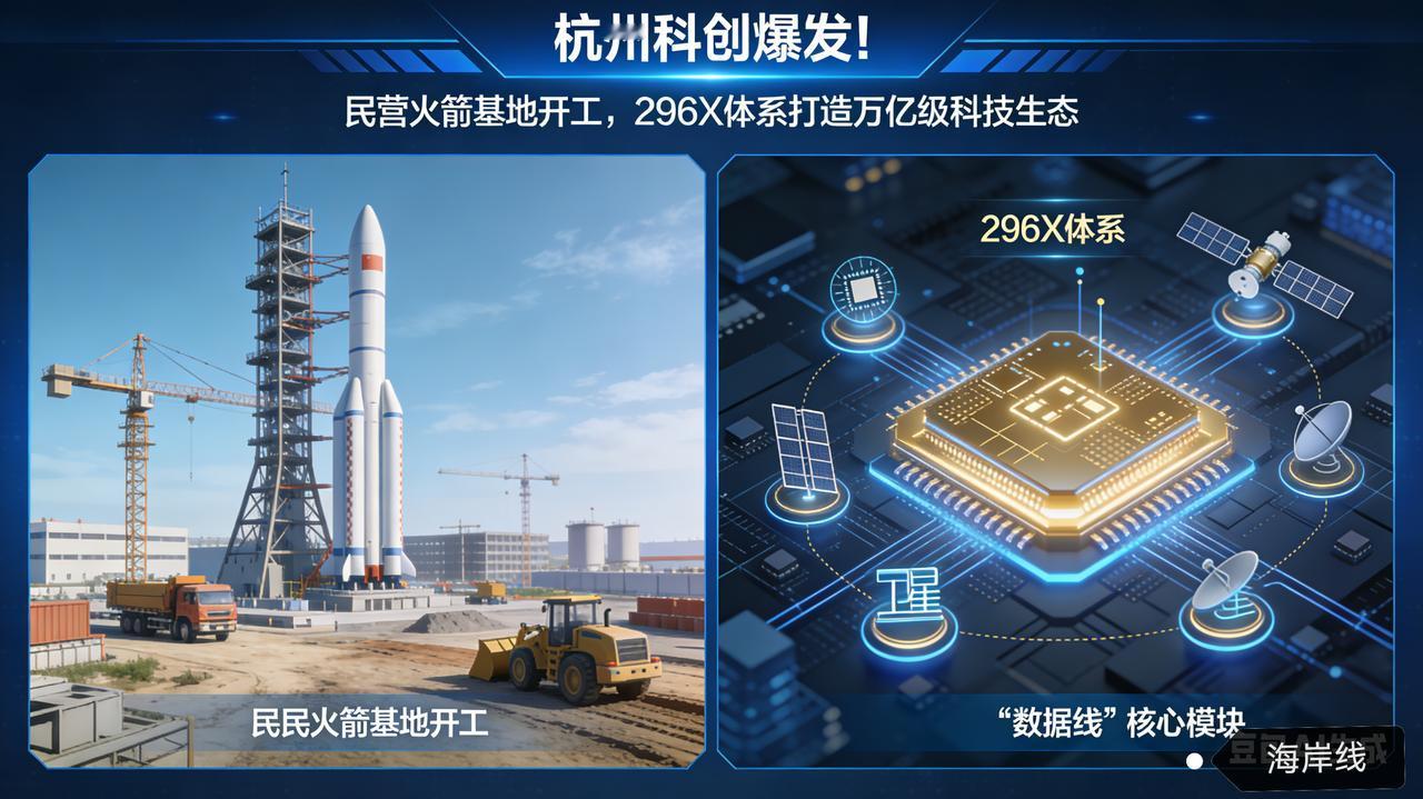 杭州科创爆发！民营火箭基地开工，296X体系打造万亿级科技生态
 
科创生态与高