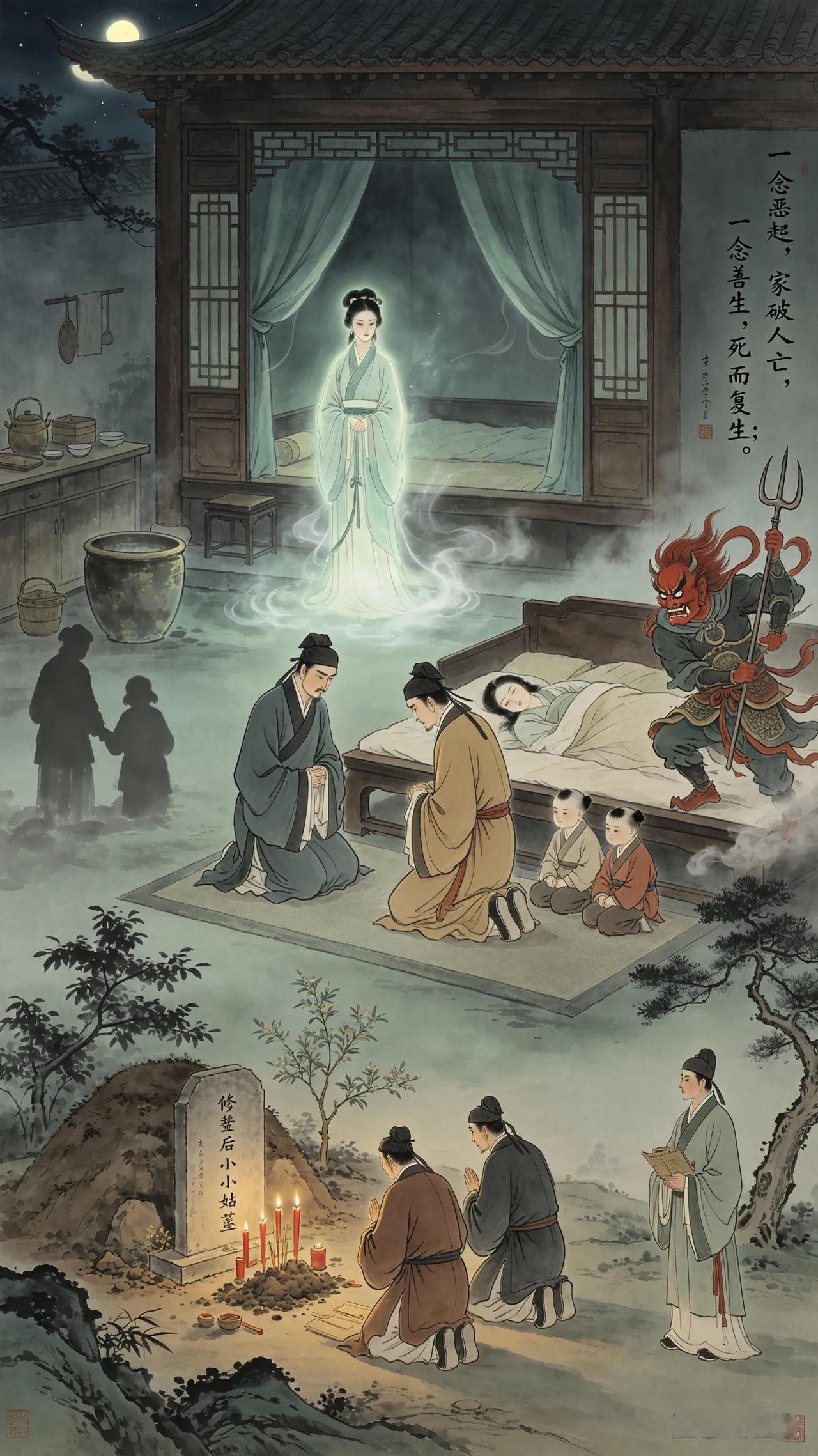 清朝时，建平县周家兄弟二人，各自成家，都生了儿子。父母去世之后，留下一个年幼的妹