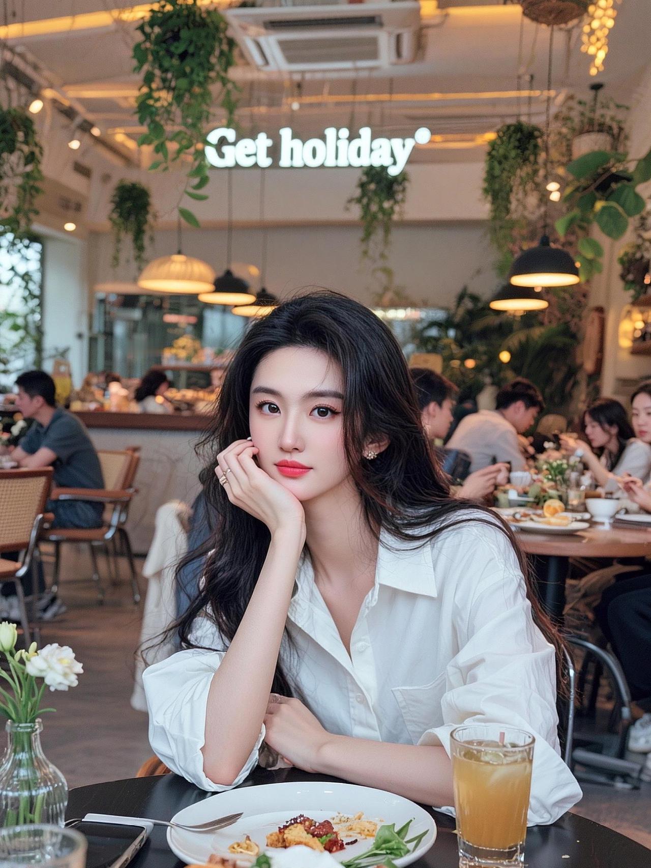 AI森系生活照 随变ai随便玩