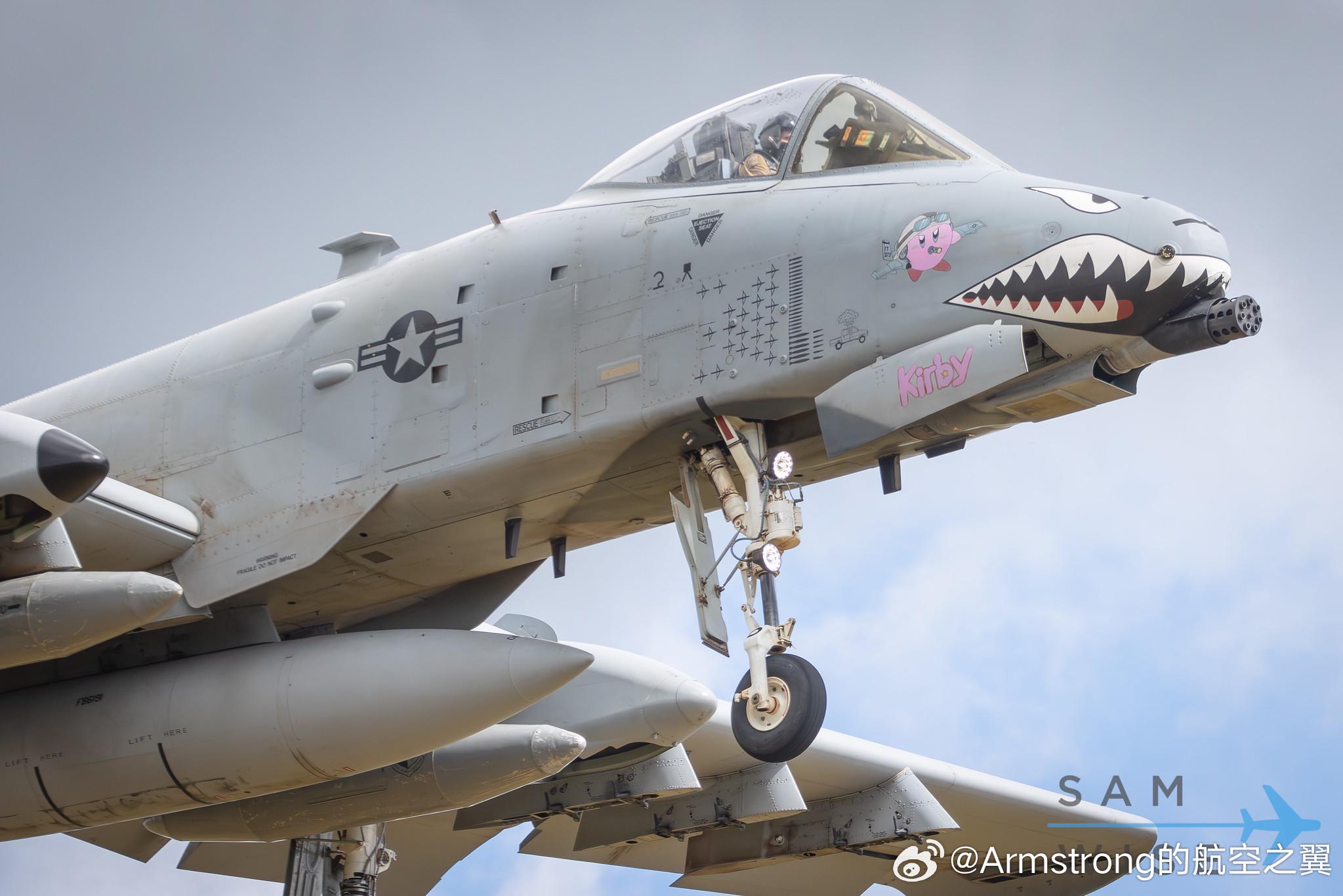 美伊以冲突 6月12日，从“史诗狂怒行动”返回的 A-10C 雷电“柯比”号降落