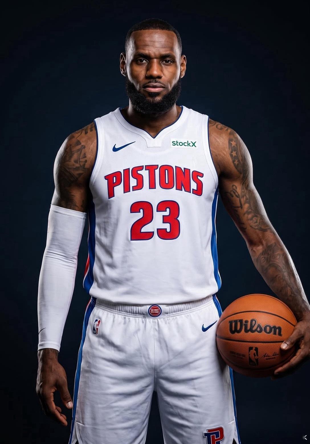 突然想起来，昨天我梦到詹姆斯去活塞了nba詹姆斯