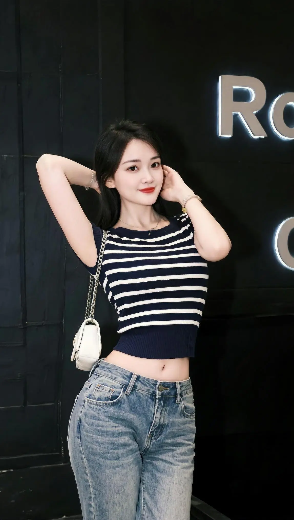 牛仔裤穿搭 紧身牛仔裤 牛仔裤 穿搭显瘦穿搭