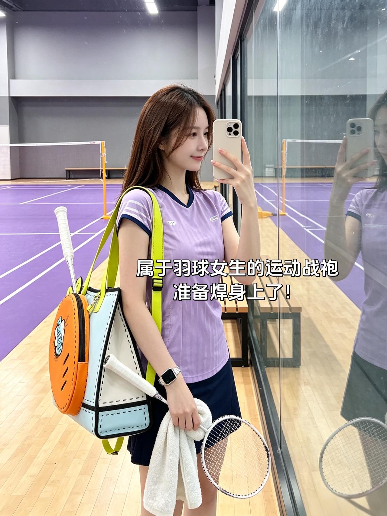 属于羽球女生的运动战袍
准备焊身上了！