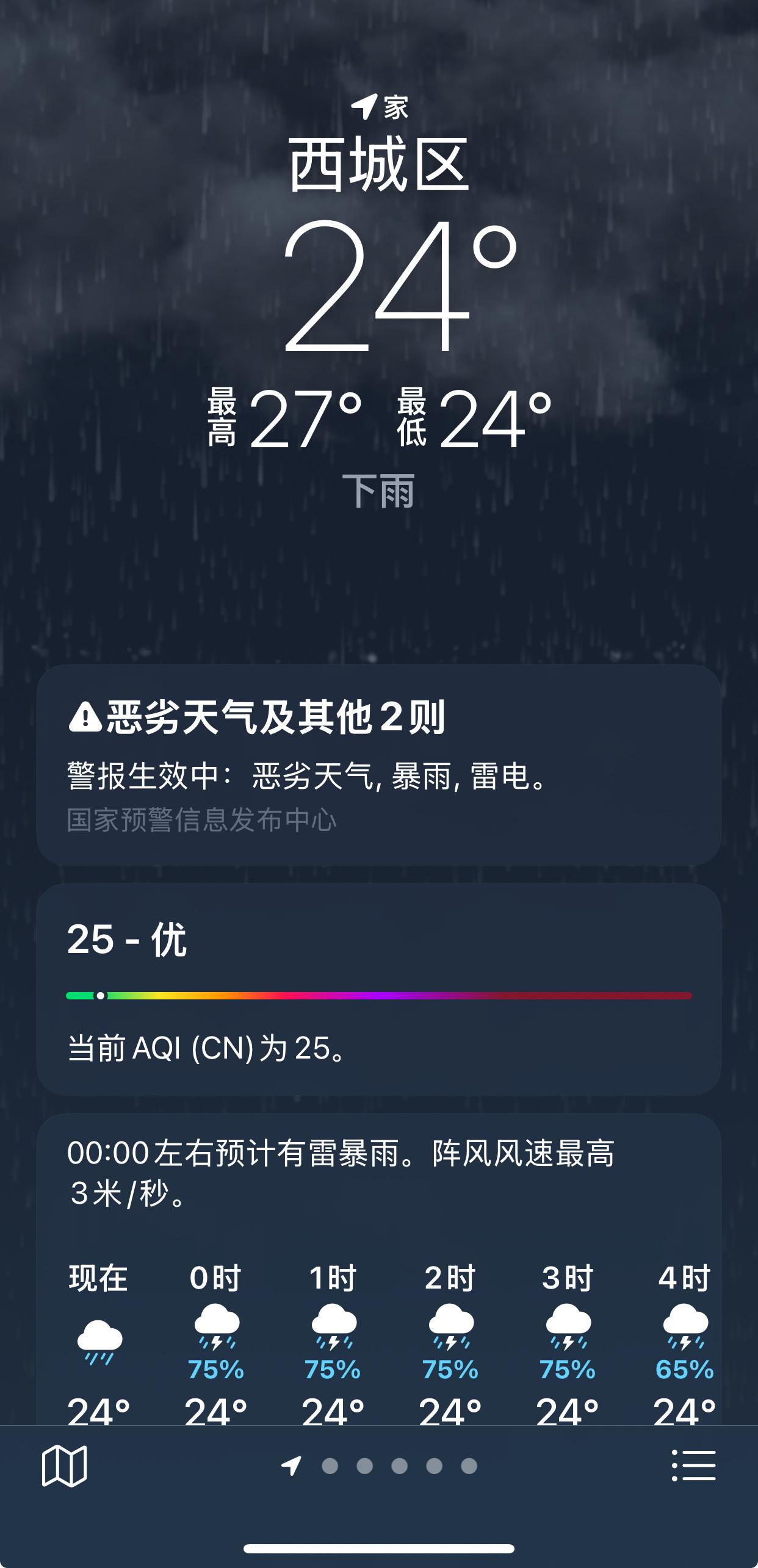 今天北京市西城区气象局因暴雨发出黄色预警，学生停课，公共汽车停运！
