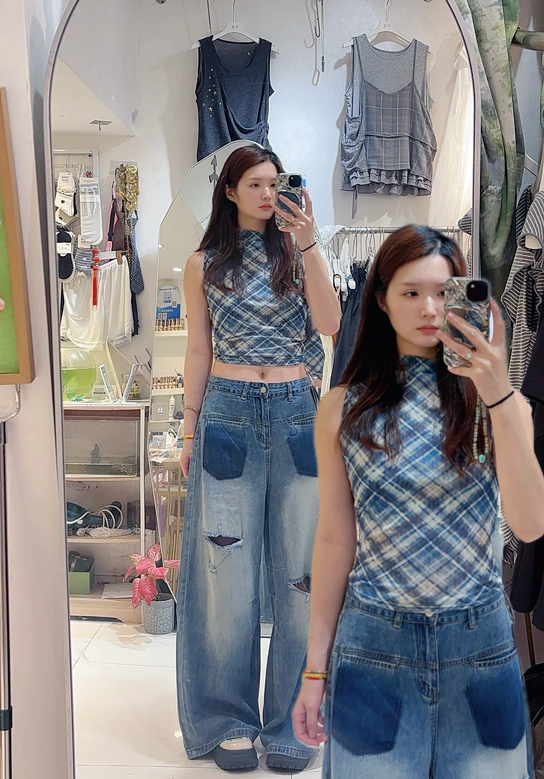 不花钱长款上衣变短款｜OOTD
