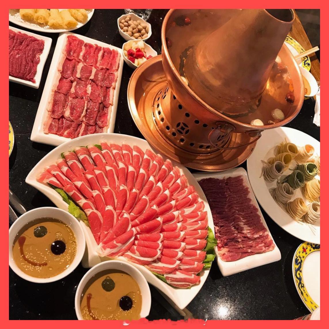 老詹今天打这么好，吃顿老北京火锅很合理吧？！ 上海·京悦南门涮羊肉(中山公园店)