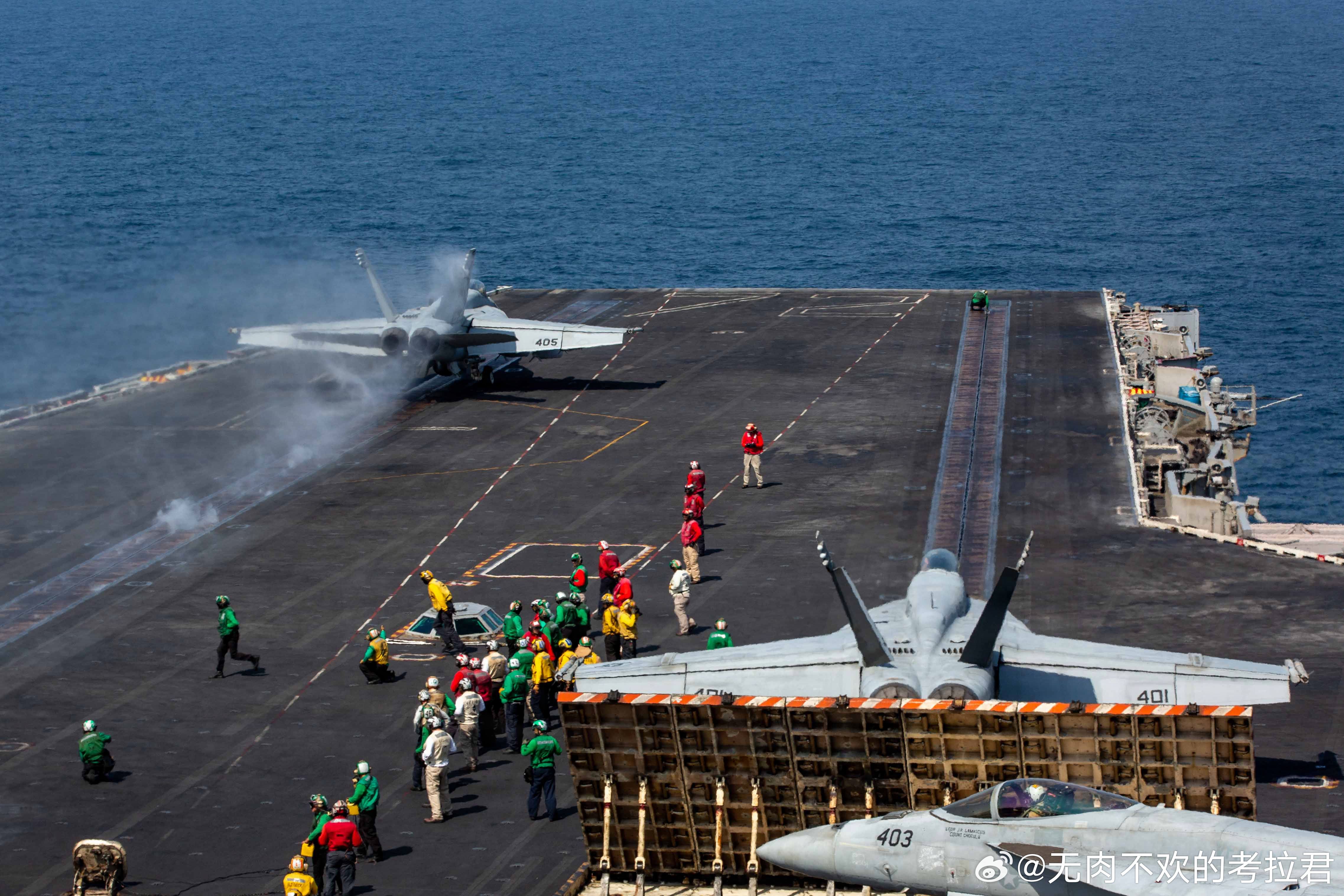 USS Abraham Lincoln (CVN 72)在中央司令部任务区参加O