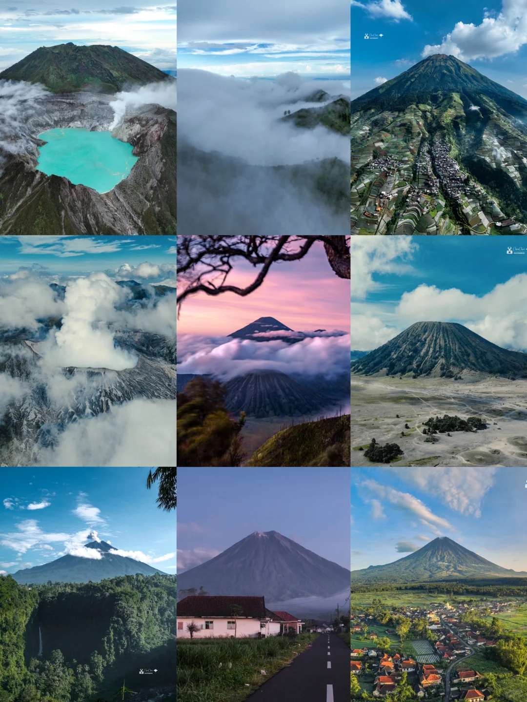 我在印尼拍到的火山｜印尼旅行