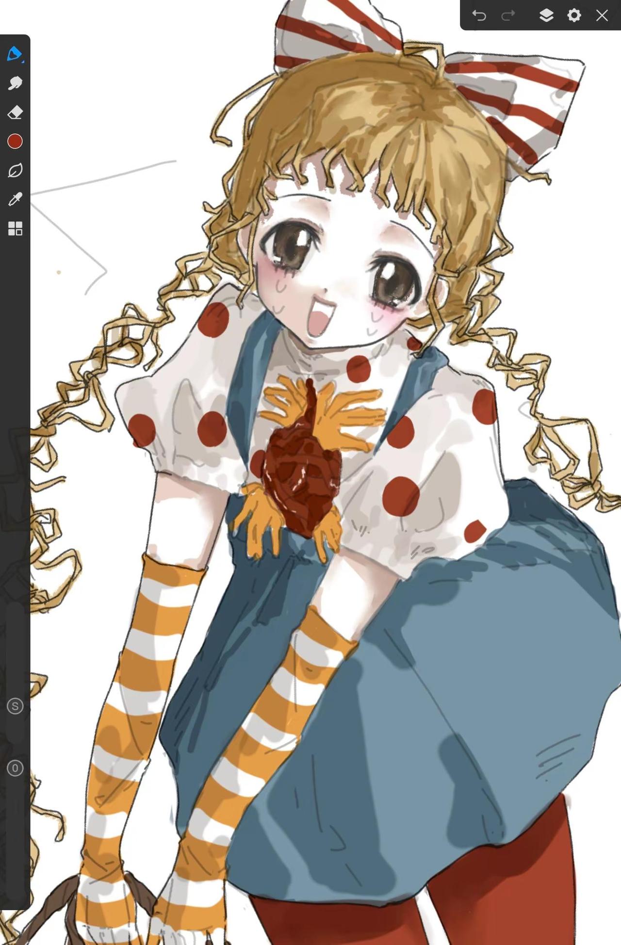 摸两笔耐心就已经告罄。OC 画画 画 日常摸鱼