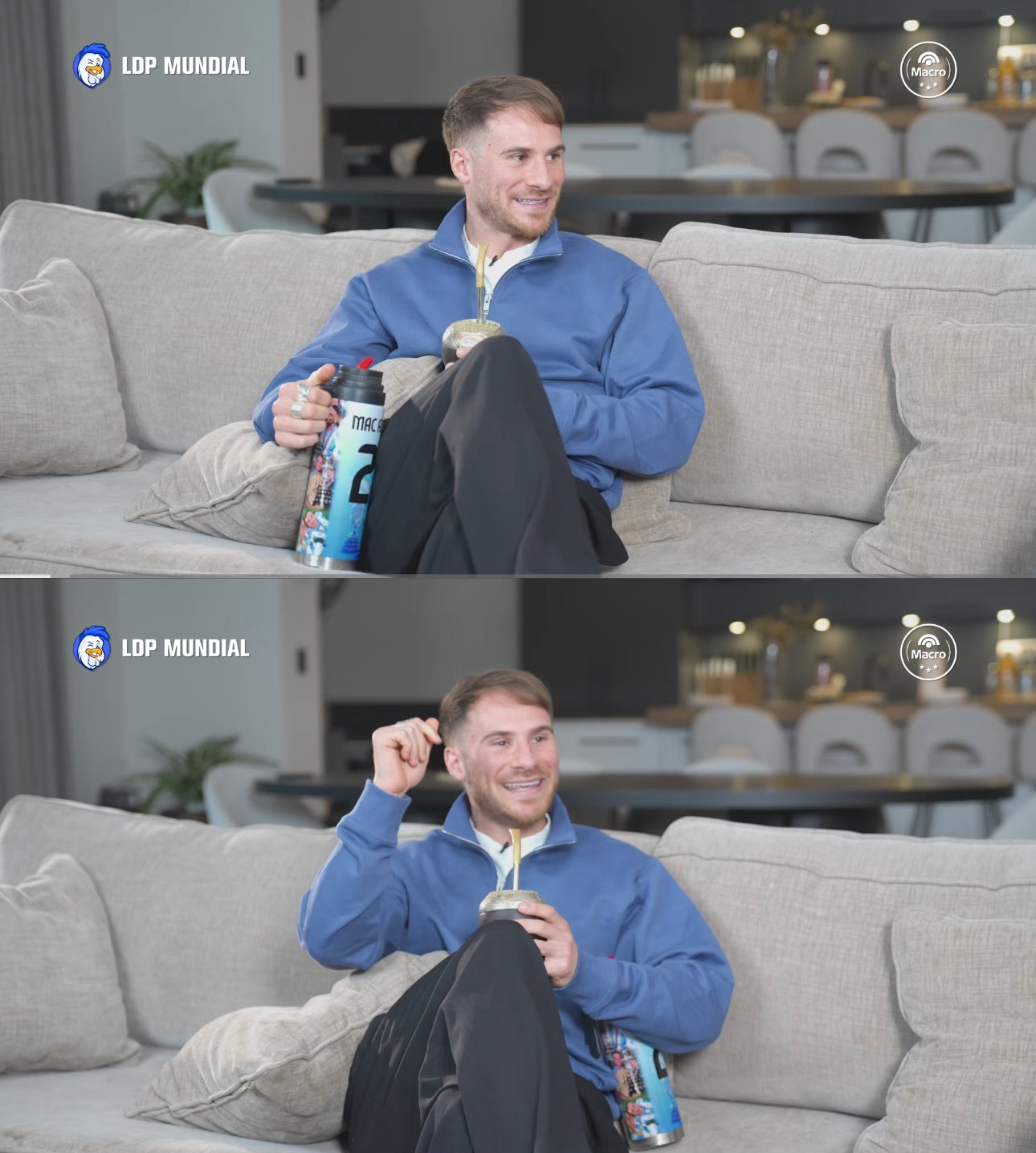 🎙你有听说过什么传闻，说利物浦可能会签下 Leo 吗？💬麦卡利斯特：老实说，