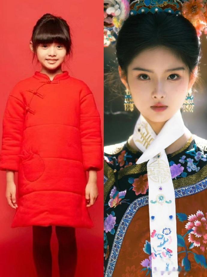 她真是少见的长大后比小时候好看的人  