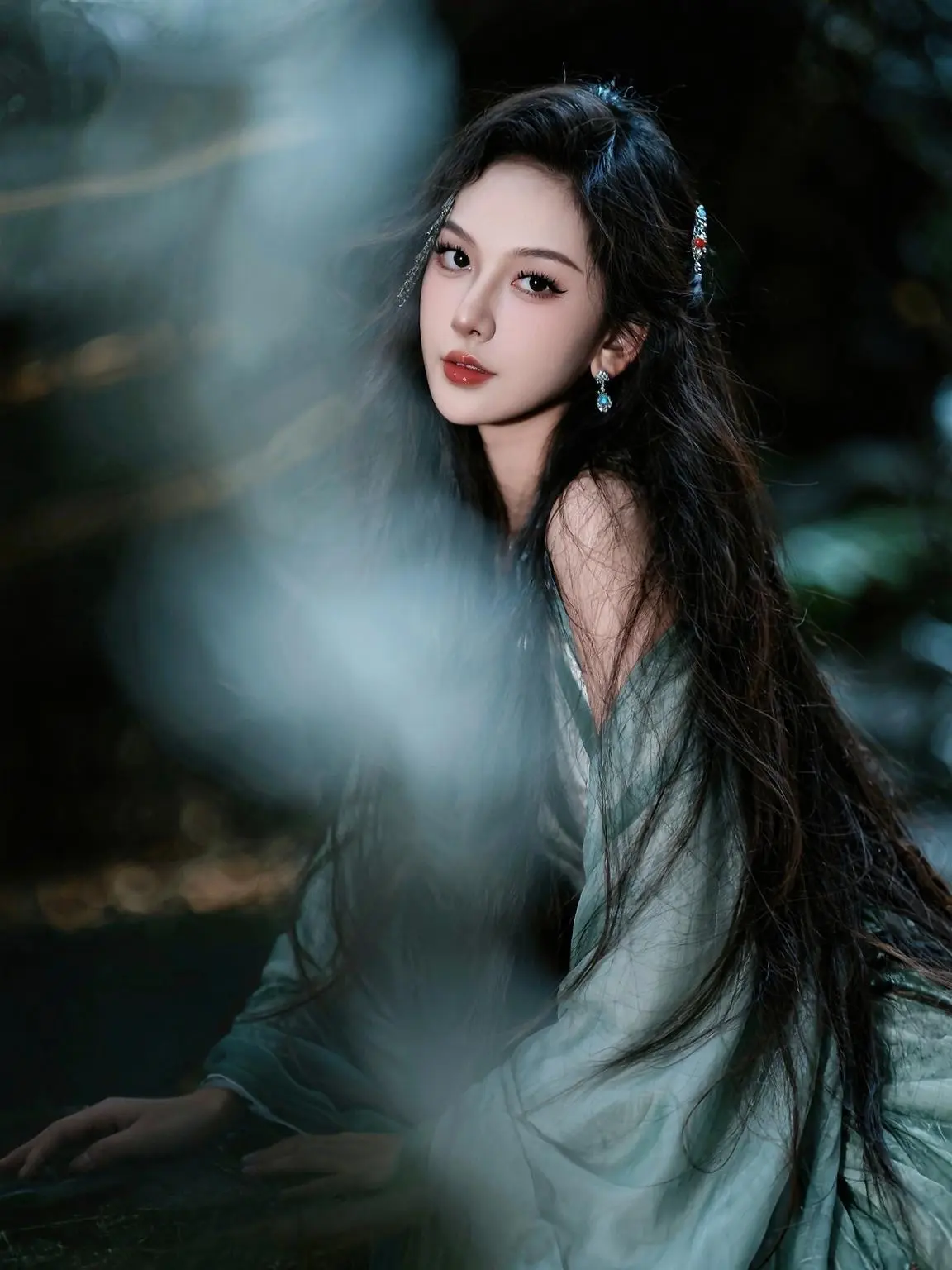 AI朦胧妩媚大片