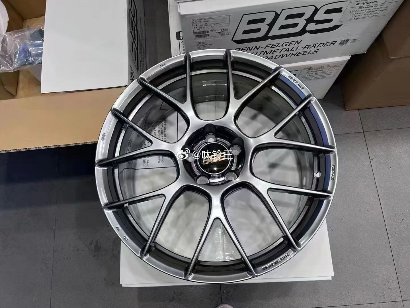 全新日本进口正品BBS REV7 19寸DB色5X112 8.5J ET35奔驰
