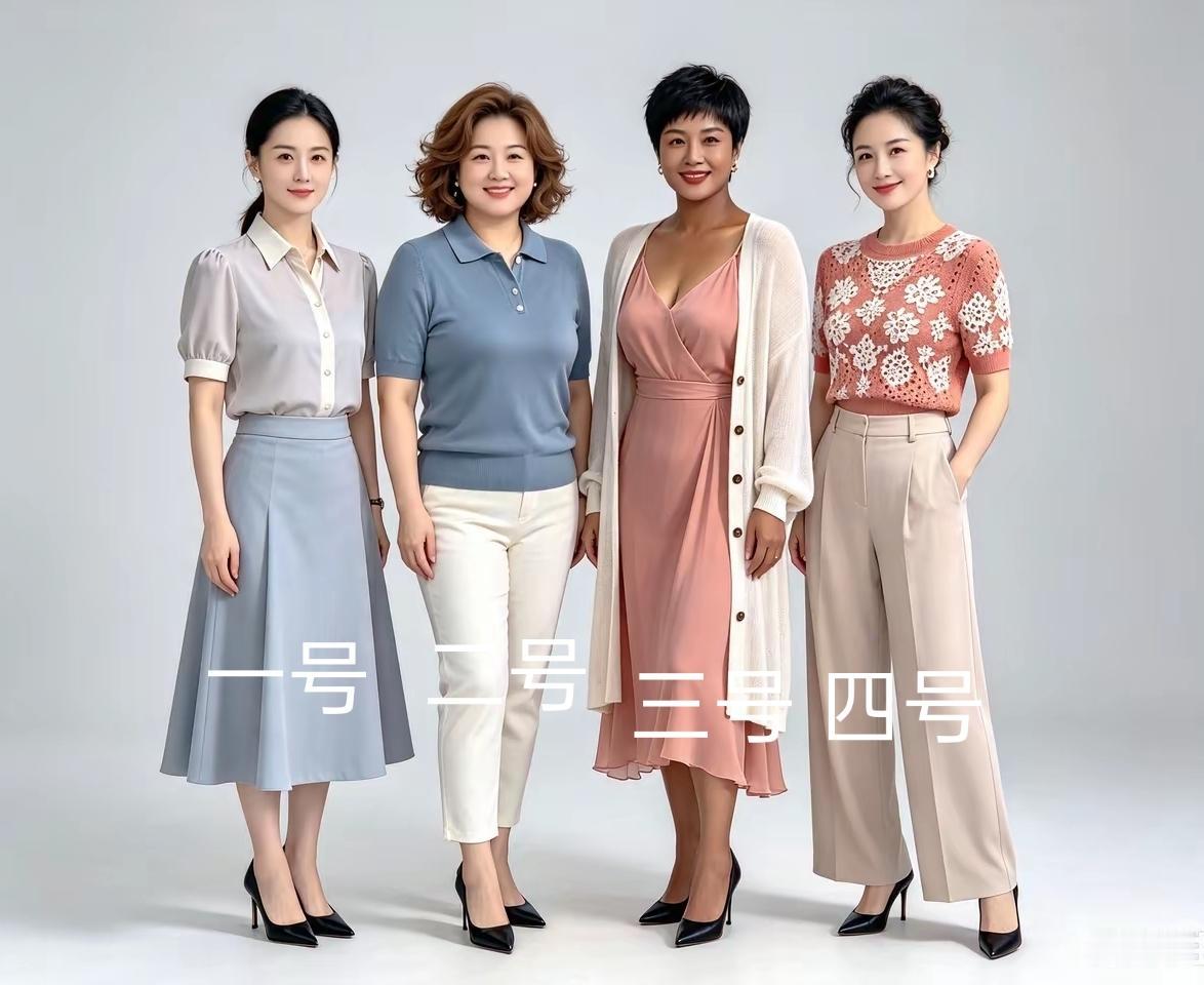 1号美女温柔大方，2号美女端庄优雅，3号美女温柔善良，4号美女知书达理，你想和几