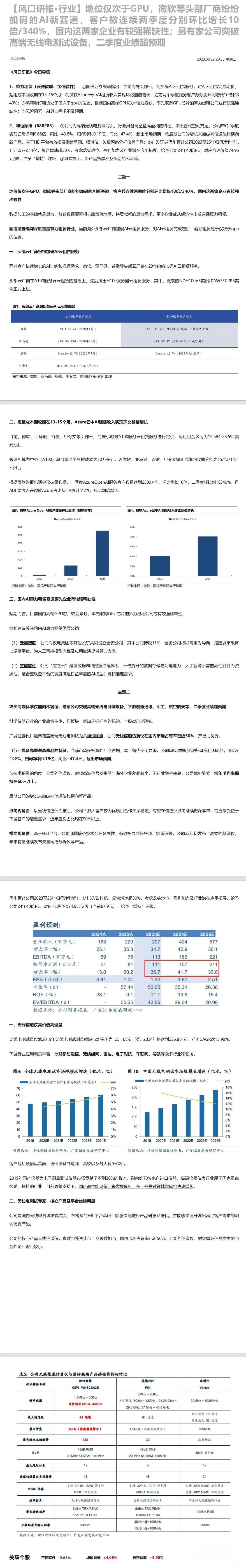 地位仅次于GPU，微软等头部厂商纷纷加码的AI新赛道，客户数连续两季度分别环比增