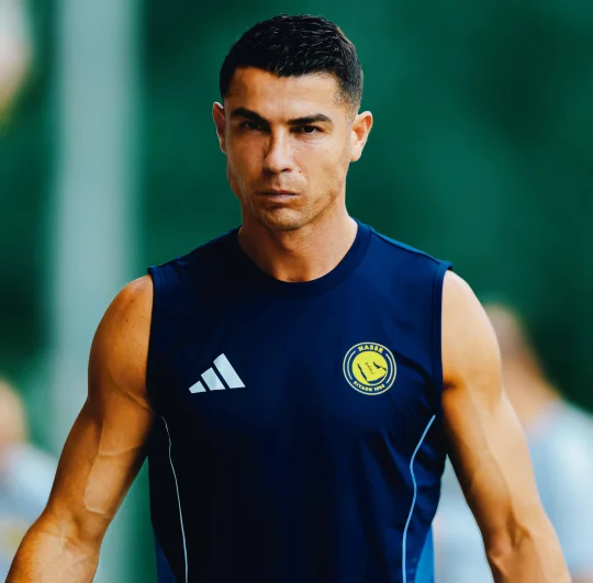 C罗今天在香港的训练照