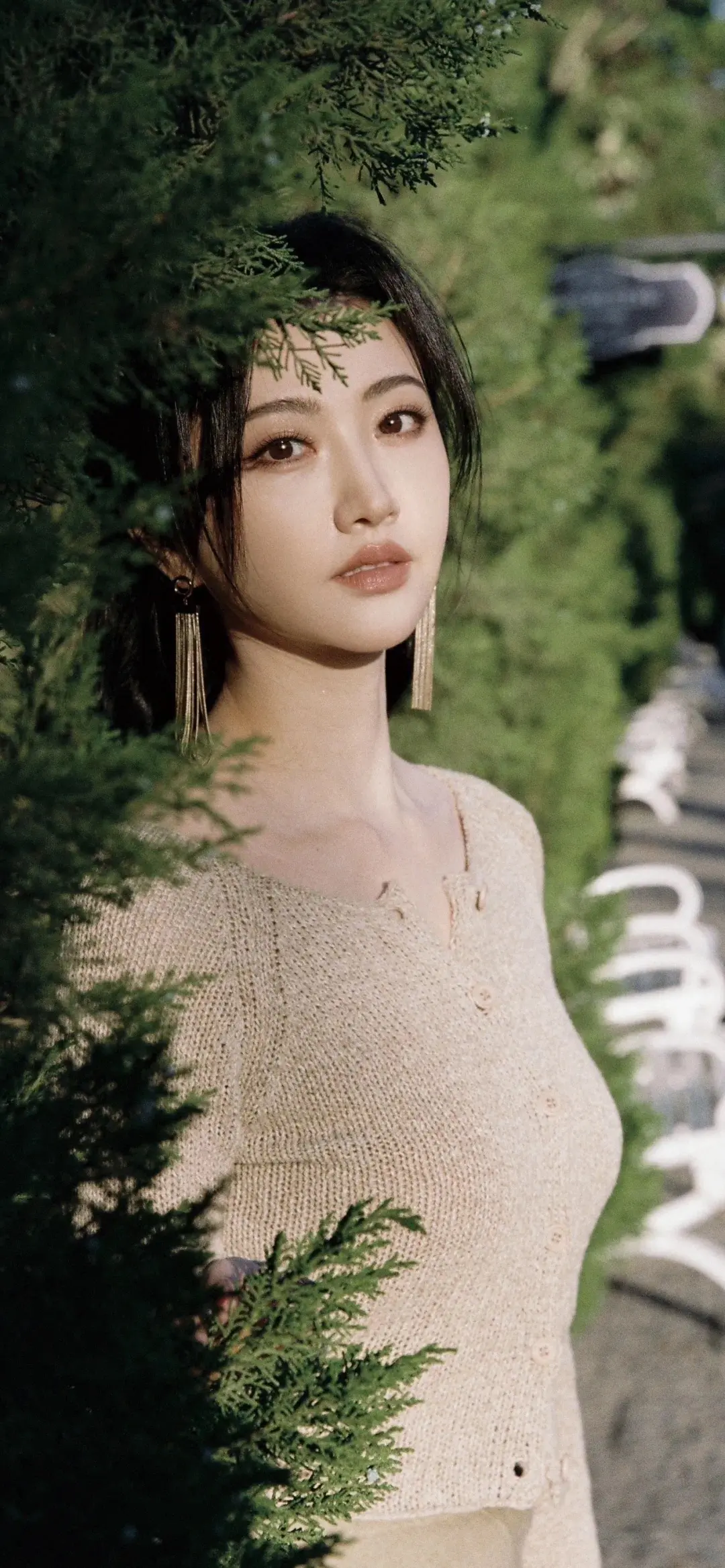 景甜 性感针织