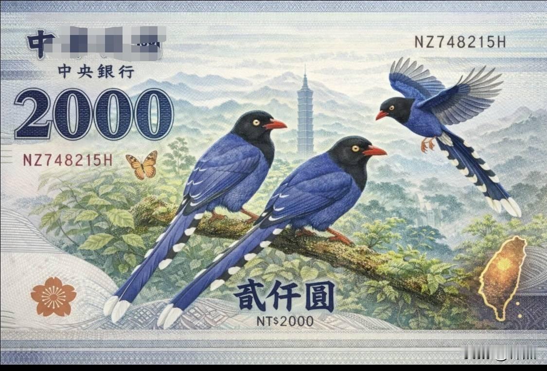 🔻新版新台币已经没有孙中山和蒋介石画像了。

🔻台湾目前并没有大量伪钞问题，