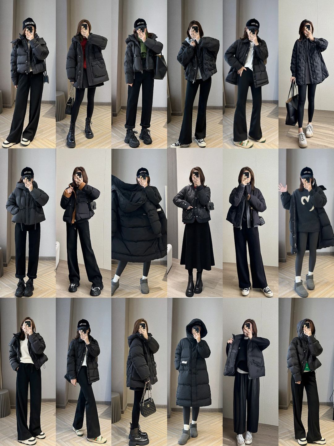 冬天人手一件的黑色羽绒服❗保暖显瘦超时髦