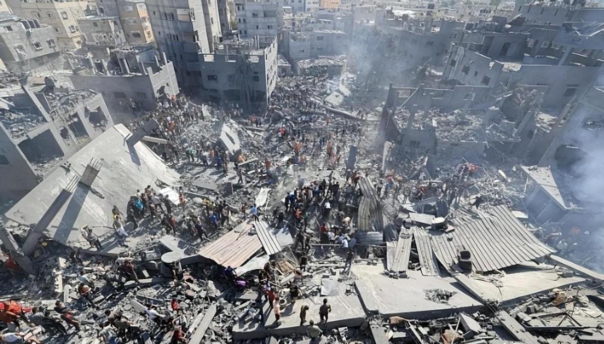 加沙浩劫：以色列暴行肆虐，美国包庇难辞其咎
 
加沙地带的硝烟从未真正散去，残垣