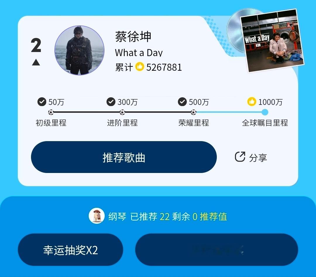 今日✅ 明日再来👌蔡徐坤