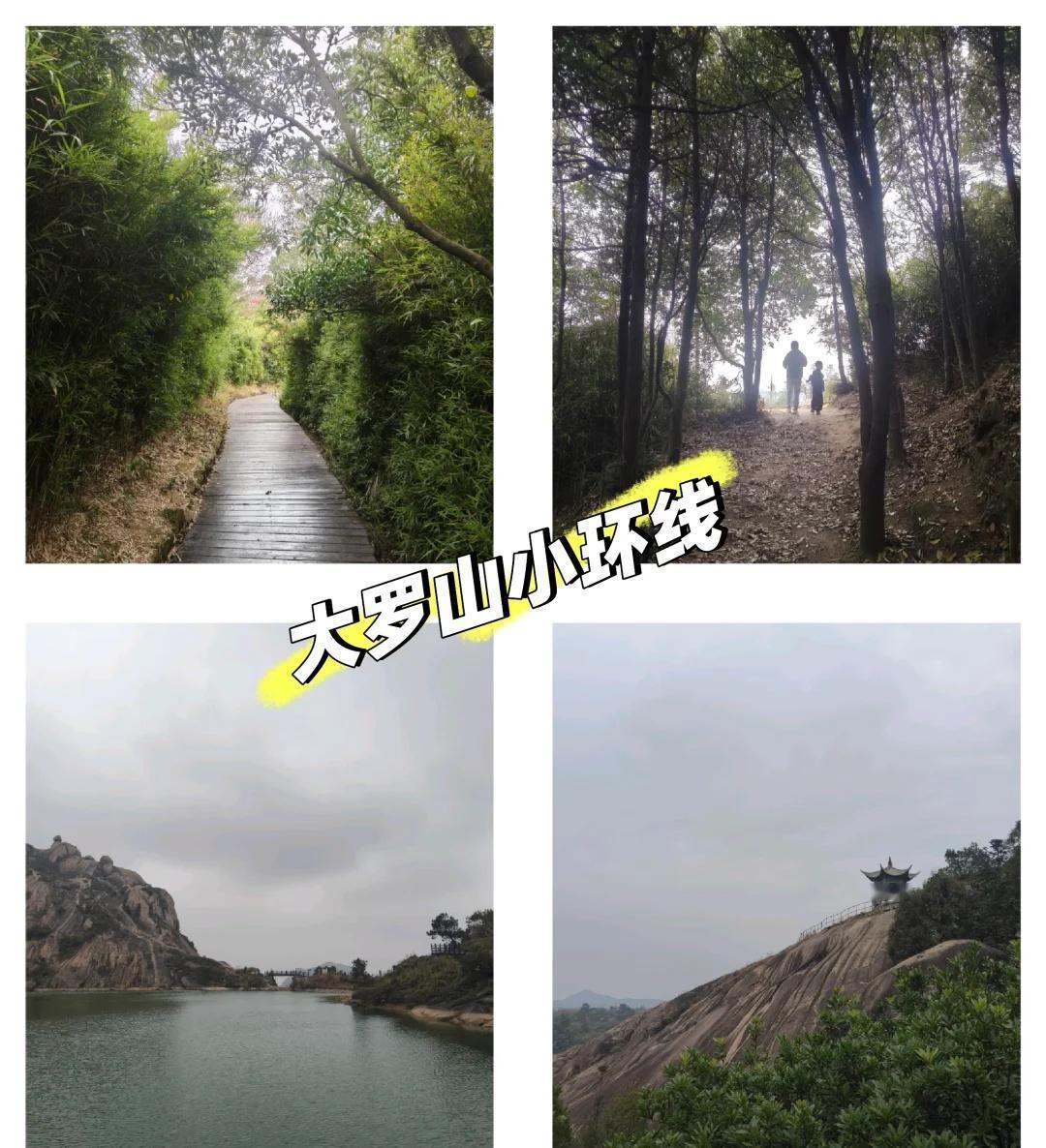 大罗山2h小环线，新手和亲子的周末吸氧之旅
路线推荐原因：
大罗山小环线之一：石