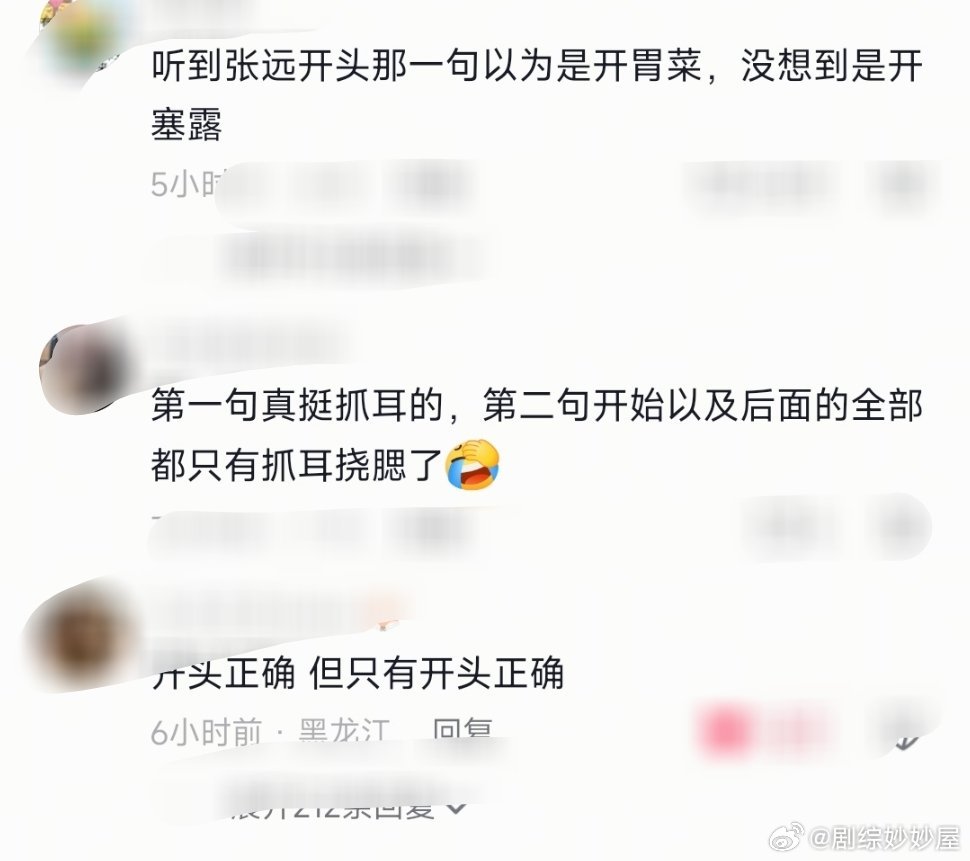 网友对披荆斩棘唱跳MAMA的评价“开头正确，但只有开头正确”“老年团 很厉害”“