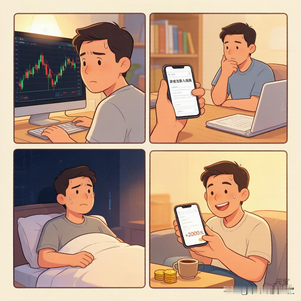 昨天狠心卖了一只基，赚了2000。

说实话，“你不理财，财不理你”这话我听了多