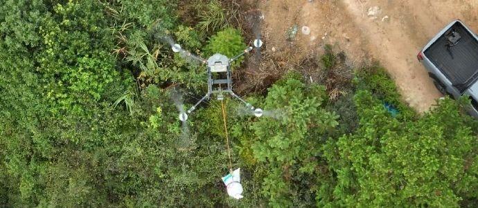 衢州油茶果坐上无人机飞出科技致富新路径无人机吊运技术就像一双“科技翅膀”，让油茶