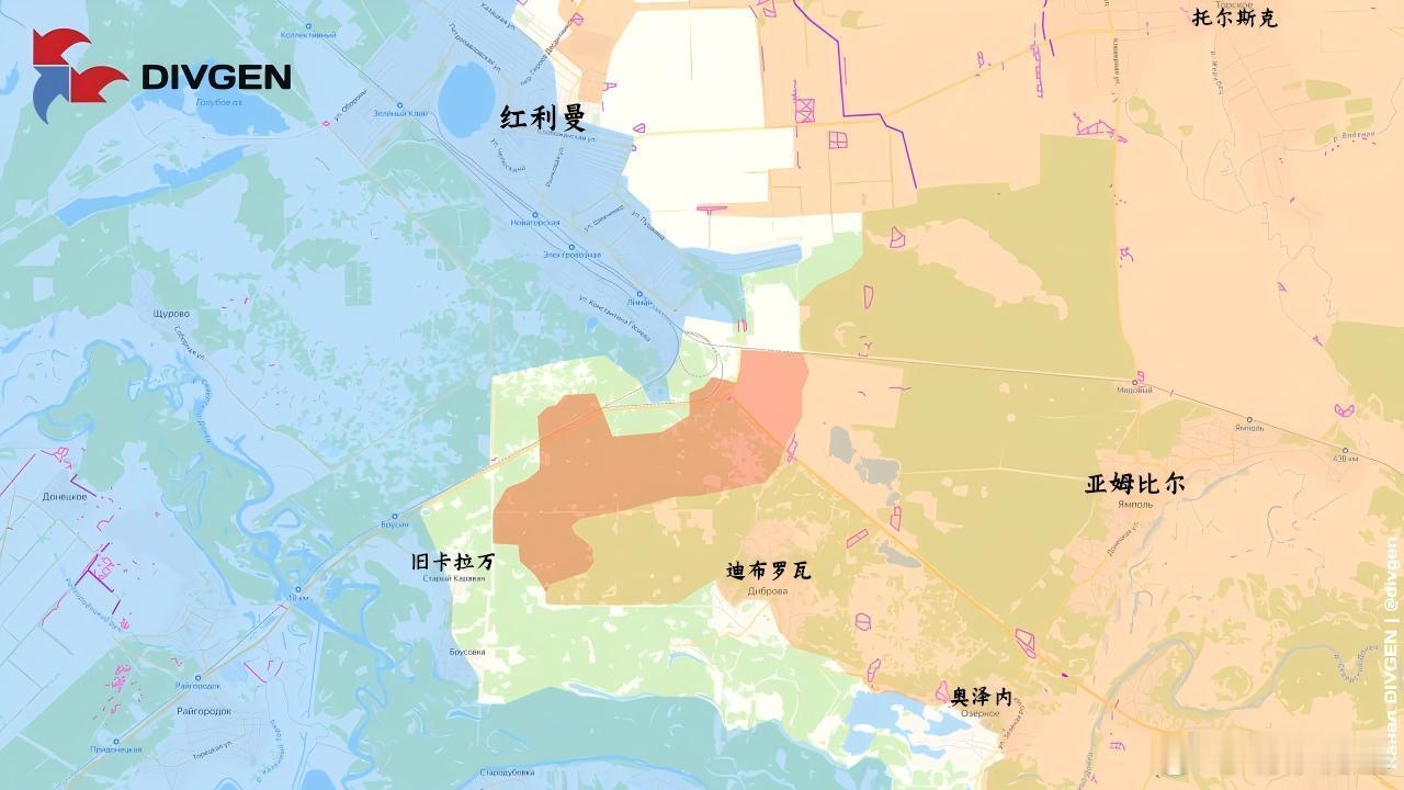 红利曼现状来源：DIVGEN 🚩 Карта СВО俄乌局势新进展俄罗斯向伊朗