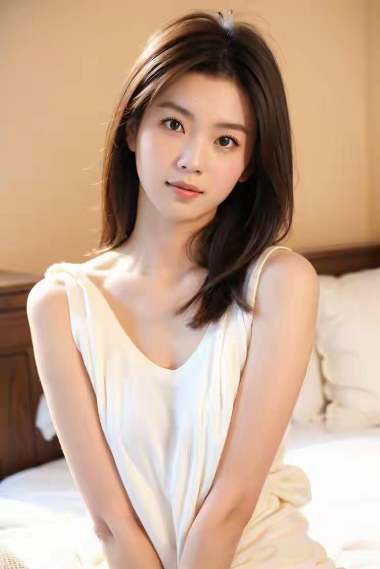 温柔甜美的少女，白色吊带裙，自然光线下更显清新动人。生气会有损健康吗 30岁女性