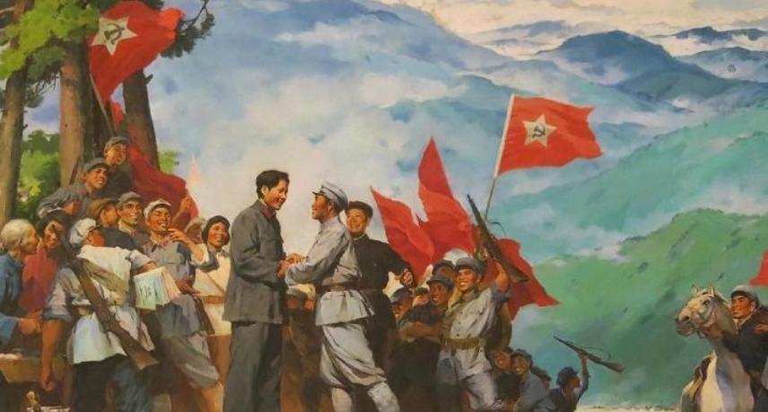1928年冬，井冈山。红四军在山上会师后，将近一万人挤在山上。山里的条件极其艰苦